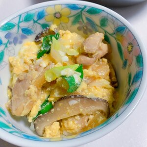 レンジでふわとろ～親子丼